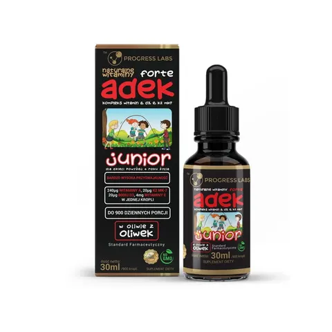Progress Labs Witamina ADEK Junior w kroplach dla dzieci 30ml