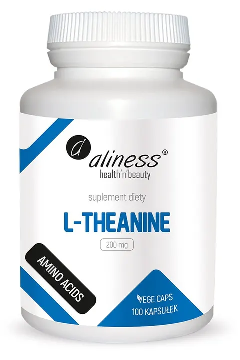 Aliness l-theanine 200 mg x 100 vege caps.