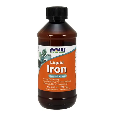 Now foods Iron Liquid - żelazo w płynie 237 ml