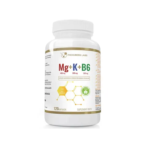 Progress Labs Magnez + Potas + B6 (120kap)