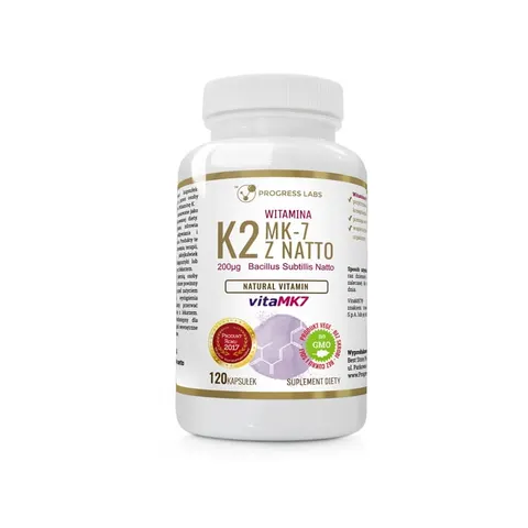 Progress Labs Witamina K2 MK7 200mcg (120 kap)