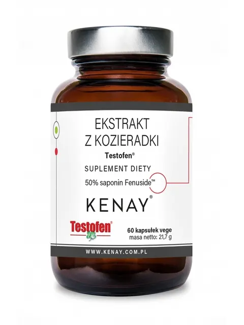 Kenay Ekstrakt z kozieradki Testofen® (60 kap)