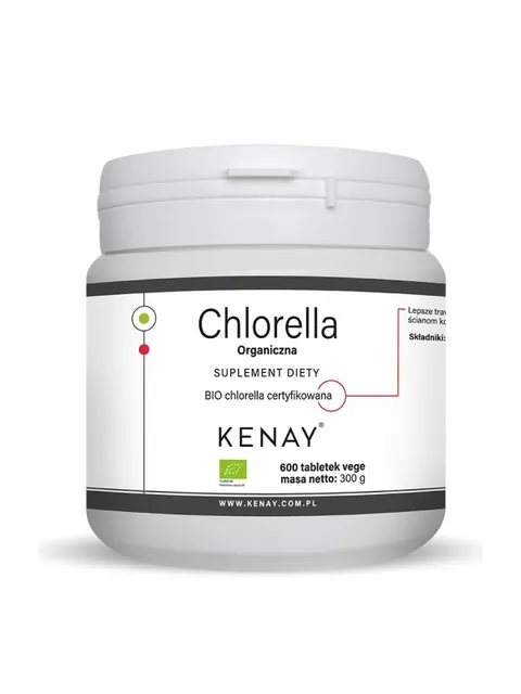 Kenay Organiczna Chlorella (600 tab)