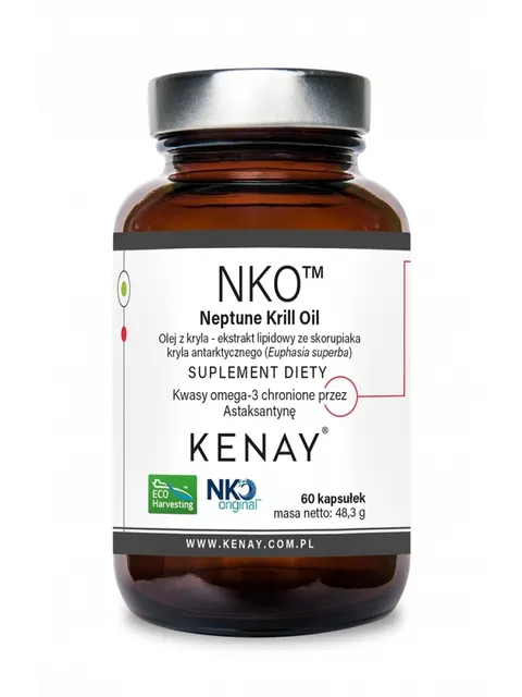 KENAY NKO Olej z Kryla - Neptune Krill Oil (60 kaps.)