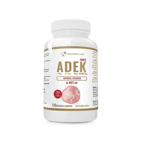 Progress Labs Witamina ADEK Complex W Oleju MCT(120 kap)