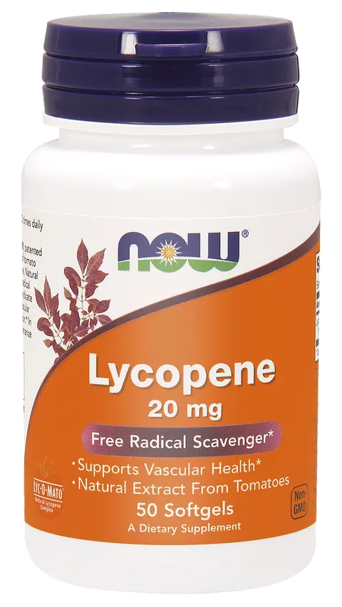 NOW Foods Lycopene 20 mg (50 kap)