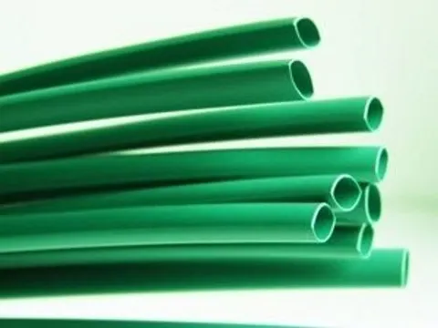 Rury termokurczliwe cienkościenne, standardowe +125 °C, kolor zielony, RCH1 19/9,5x1-T