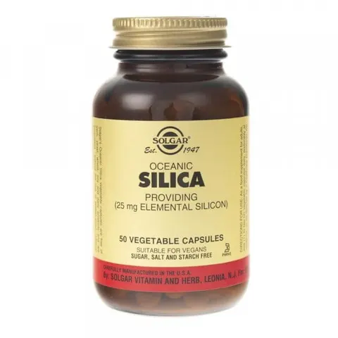 Solgar Silica Krzem oceaniczny 25 mg (50 kap)