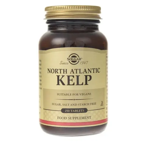 SOLGAR North Atlantic Kelp - Północnoatlantycki Kelp Jod 200 mcg (250 tabl.)