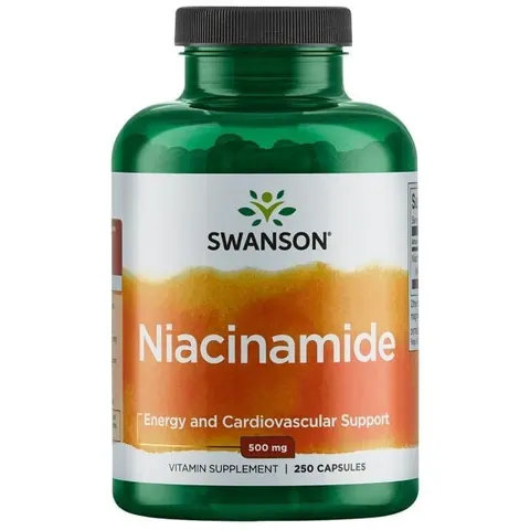 Niacinamide 500 mg 250 kaps. Swanson
