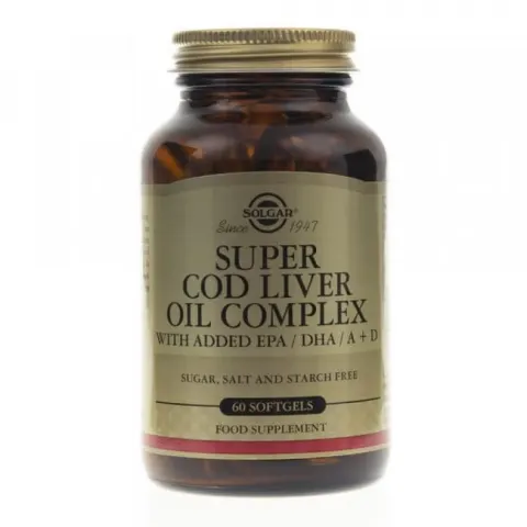 Solgar Super Cod Liver Oil Tran (60 kap)