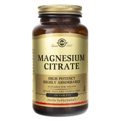 Solgar Cytrynian Magnezu (120 tab)