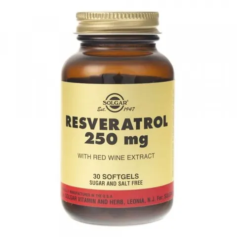 Solgar Resveratrol Resweratrol 250 mg (30 kap)