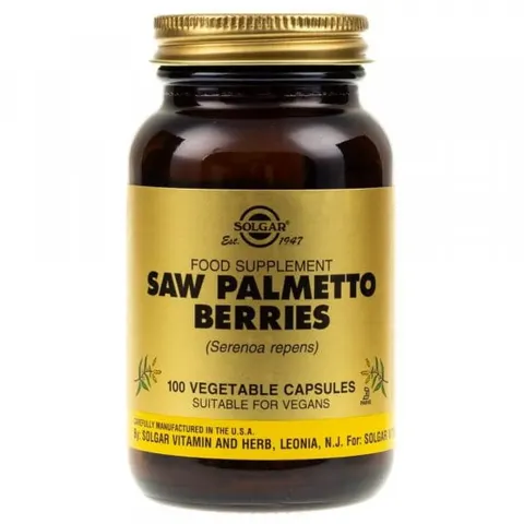 Solgar Saw Palmetto Berries (Palma Sabałowa) (100 kap)
