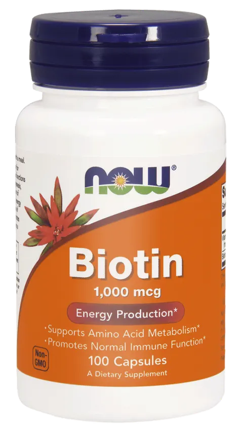 NOW Foods Biotyna 1mg (100 kap)