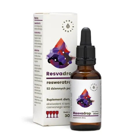 Aura Herbals Resvadrop - Resweratrol - krople (30ml)