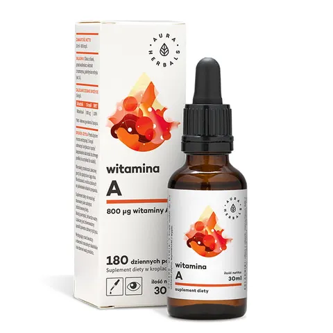 Witamina A Krople, Aura Herbals, 30ml