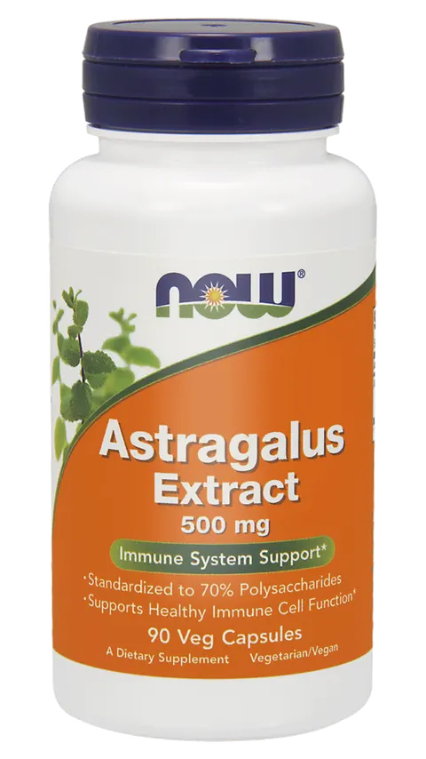 NOW Foods Astragalus extract 500mg (90 kap)