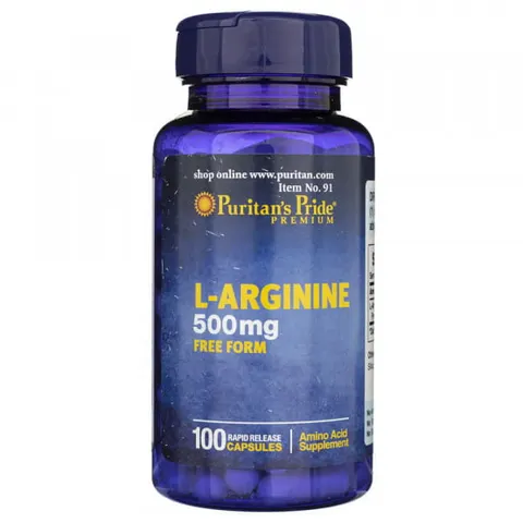 Puritan's Pride L-Arginina 500 mg (100 kap)