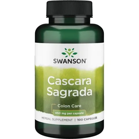 Swanson Cascara Sagrada 450 mg (100 kap)
