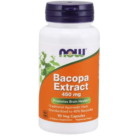 Now foods Bacopa Extract 450 mg (90 kap)