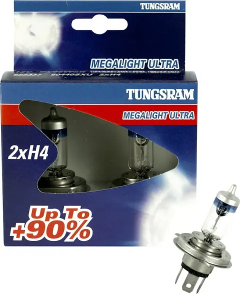 ŻARÓWKA 12V H4 +90% kpl. 2szt