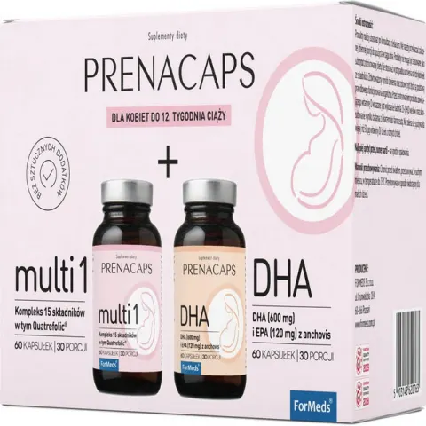 Prenacaps Multi 1 + DHA Bicaps ForMeds