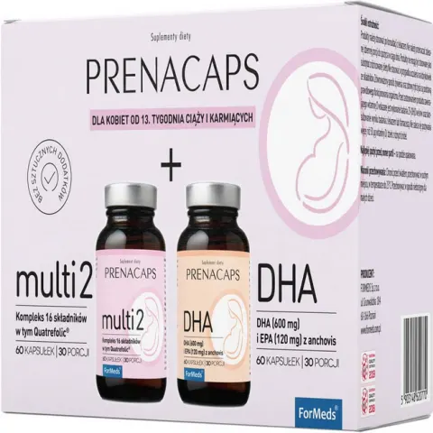 Prenacaps Multi 2+ DHA Bicaps ForMeds