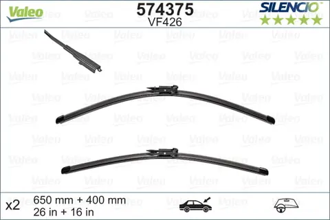 PIÓRO WYCIERACZKI VALEO 2SZT VM317 550+450mm
