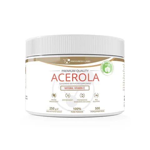 Progress Labs Acerola Naturalna Witamina C W Proszku (250g)