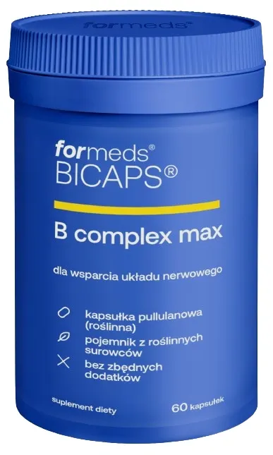 Formeds - Bicaps B Complex Max - kompleks witamin B, 60 kaps