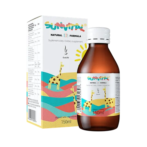 DuoLife SunVital® Natural KIDS + Cynk Odporność dla dzieci (150 ml)