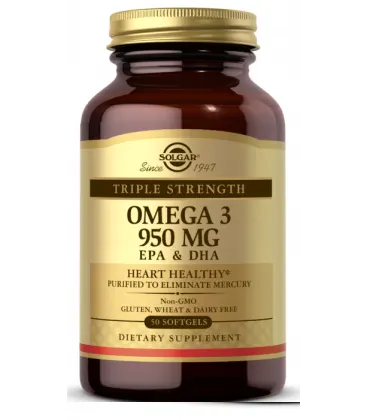 SOLGAR Triple Omega 3 - 950 mg EPA & DHA (50 kaps.)