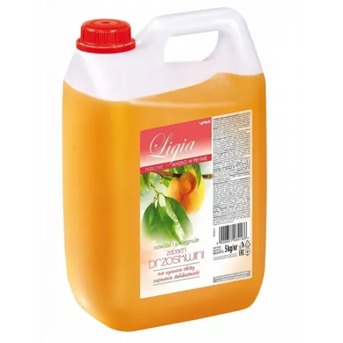 UNIA LIGIA Mydło w płynie BRZOSKWINIA, 5 kg