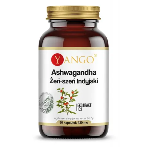 YANGO Ashwagandha - ekstrakt 10:1 (90 kap)