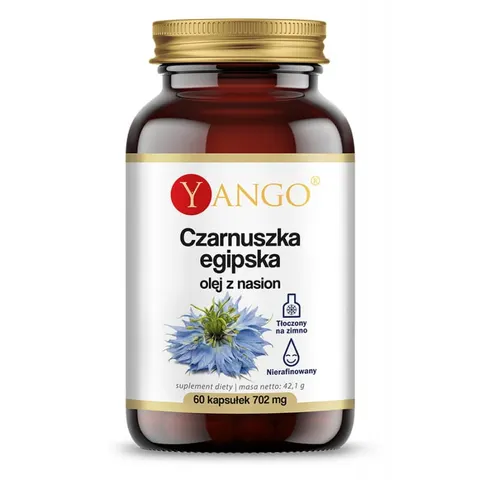 YANGO Czarnuszka egipska - olej z nasion (60 kap)