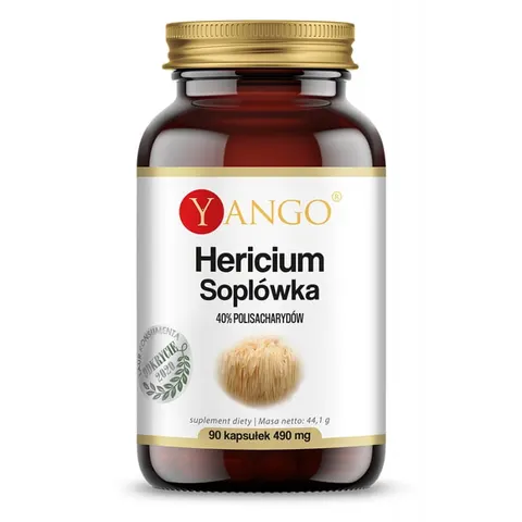 YANGO Hericium - Soplówka - ekstrakt 10% polisacharydów (90 kap)