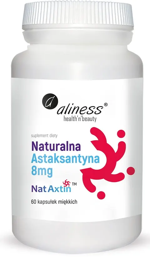 Aliness Naturalna Astaksantyna Nat Axtin 8mg (60 kap)