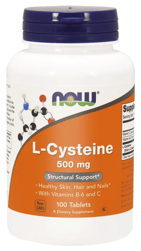 Now foods L-Cysteine 500 mg -Wsparcie strukturalne ( 100 tab)