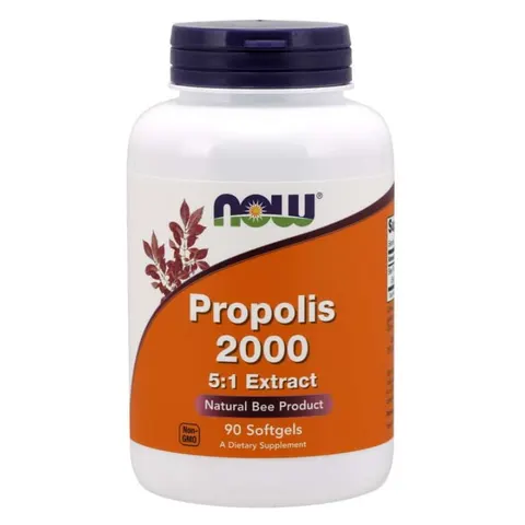 Propolis 2000 ekstrakt 5:1 90 kapsułek NOW FOODS