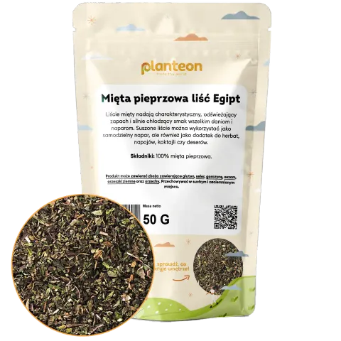 Mięta pieprzowa liść Egipt 50g