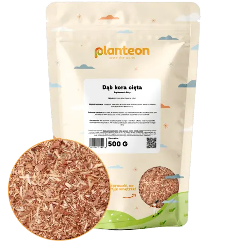 Dąb kora cięta - suplement diety 500g