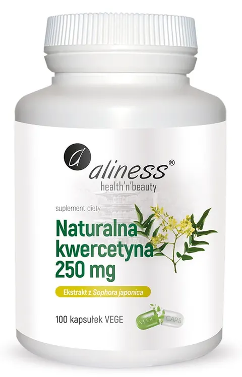 Aliness Naturalna kwercetyna 250 mg (100kap)