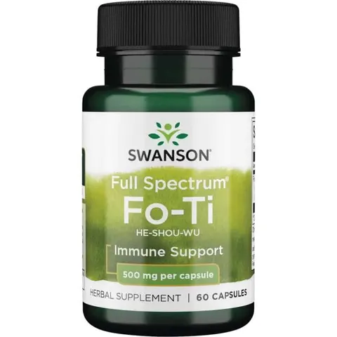 Swanson Full Spectrum Fo-Ti He-Shou-Wu 500mg (60kap)
