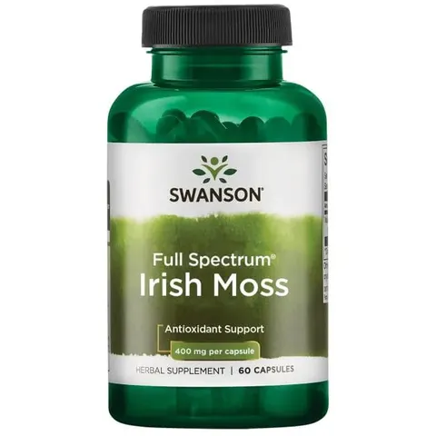 SWANSON FS Irish Moss 400 mg. 60 kaps.