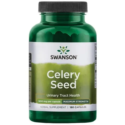 Celery Seed 500 mg 180 kaps. Swanson