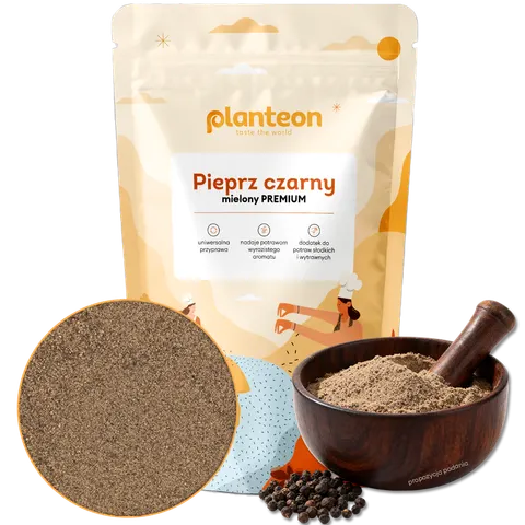 Pieprz czarny mielony PREMIUM 100g