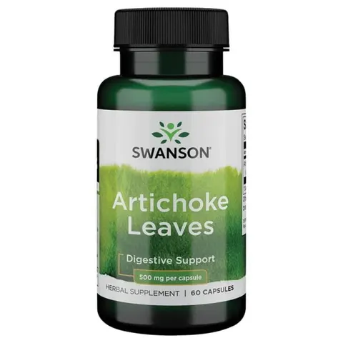 Swanson Artichoke Leaves Liście karczochów 500 mg (60kap)