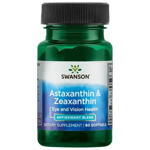 Swanson Astaxanthin & Zeaxanthin - Astaksantyna i Zeaksantyna (60kap)