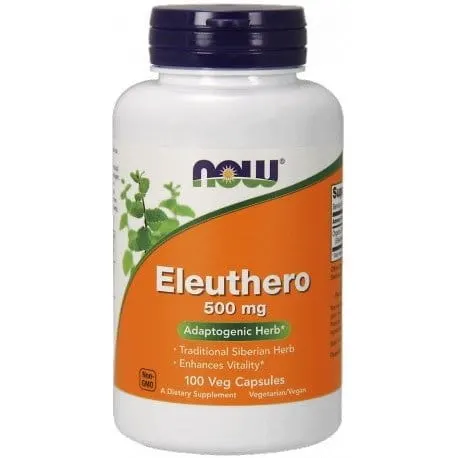Now Foods Eleuthero 500 mg (100kap)